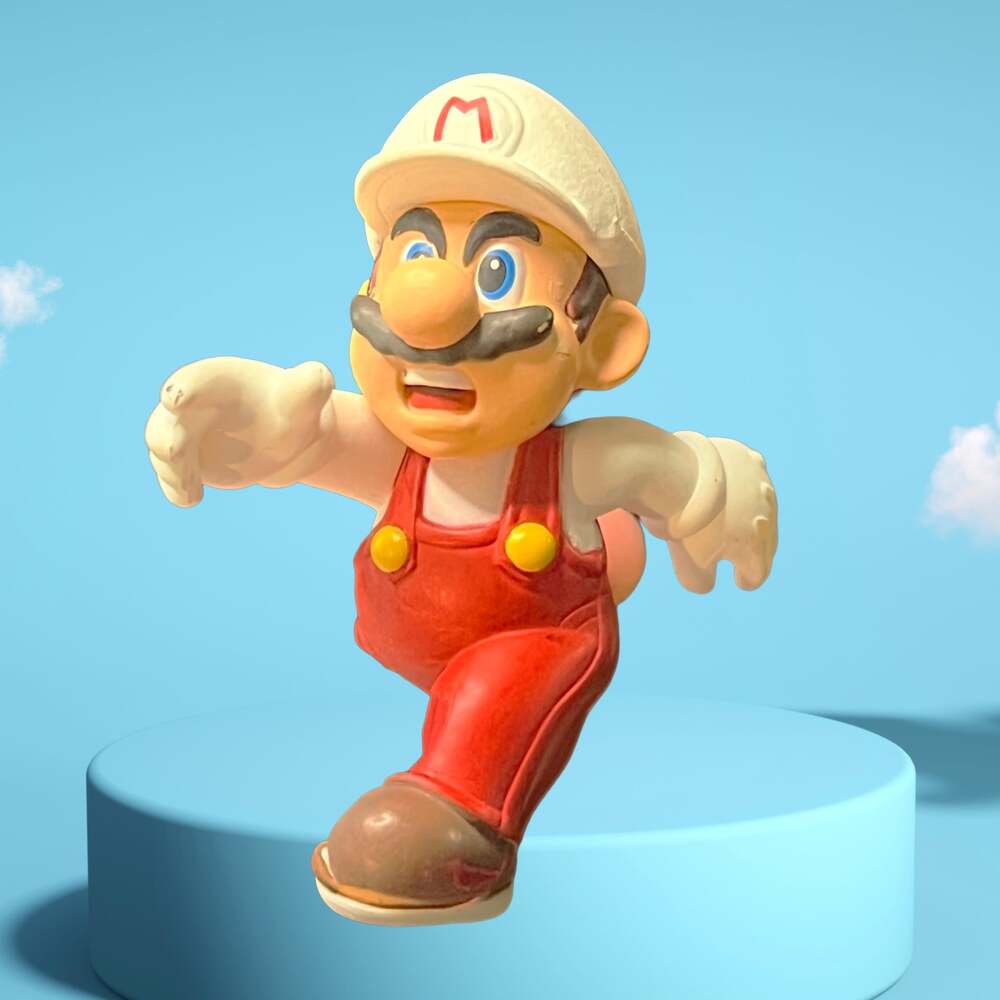 Jakks Pacific World of Nintendo Fire Mario 2.5" Mini Action Figure